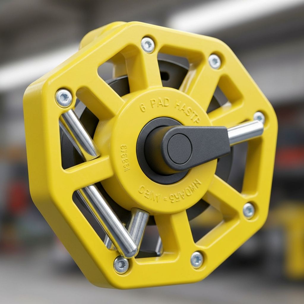 Multi-Hasp Safety - 6 Pad Lockout